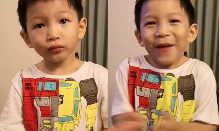เอ็นดู "น้องพูม่า" รีบอวดแม่พลอย ติดกระดุมได้เอง ไม่ต้องมีใครสอน (คลิป)