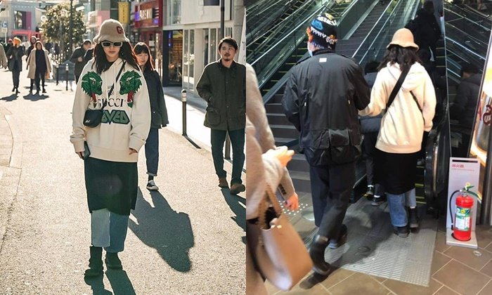 "โทนี่-แก้ว" ถูกแอบถ่าย ช็อตเดินคล้องแขนเที่ยวญี่ปุ่น