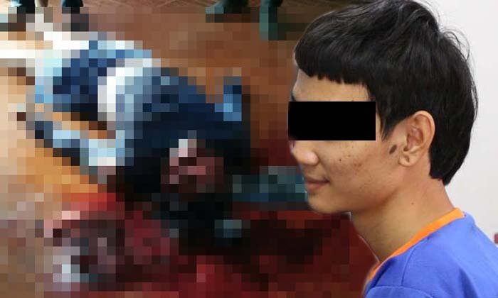 เผยปมสลด! ลูกชายฆ่าพ่อตาย แสยะยิ้มไม่สำนึก นั่งเล่นเกมข้างศพ