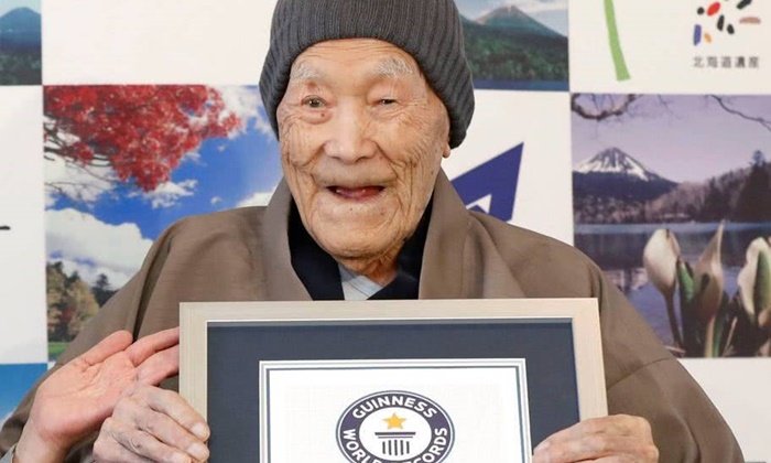 ชายชาวญี่ปุ่นอายุมากที่สุดในโลก เสียชีวิตแล้วด้วยวัย 113 ปี