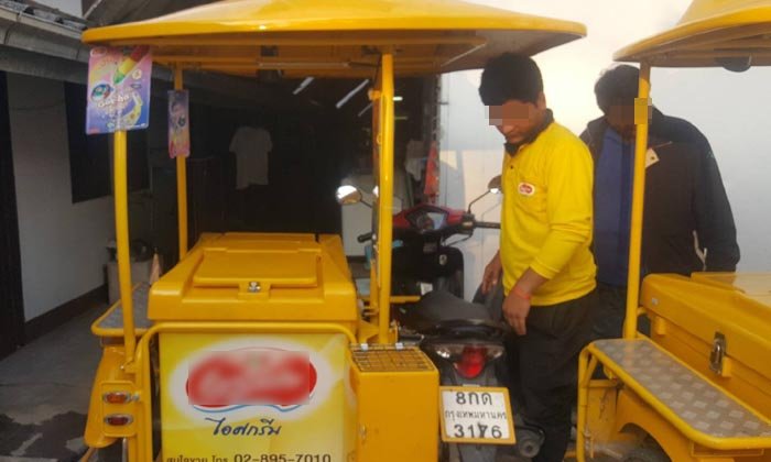 รวบ “4 บัง” สุดแสบ! เป็นต่างด้าวเร่ขายไอศกรีมยี่ห้อดัง แย่งอาชีพคนไทย