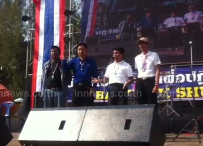 เจือ ราชสีห์แจงผู้ชุมนุมกกต.นัดอบรมจนท.จริง