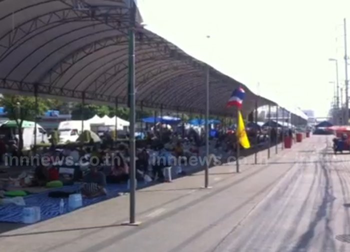 กปปส.แจ้งวัฒนะจับชายแต่งตัวคล้ายตร.1ราย