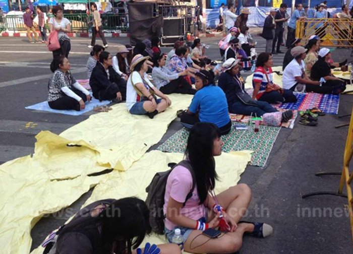 กปปส.เวทีอโศก ยังไร้แกนนำขึ้นปราศรัย