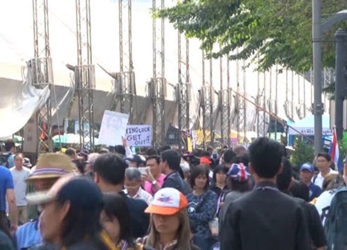 แกนนำ กปปส.ปทุมวันเริ่มปราศรัย-รปภ.เข้ม