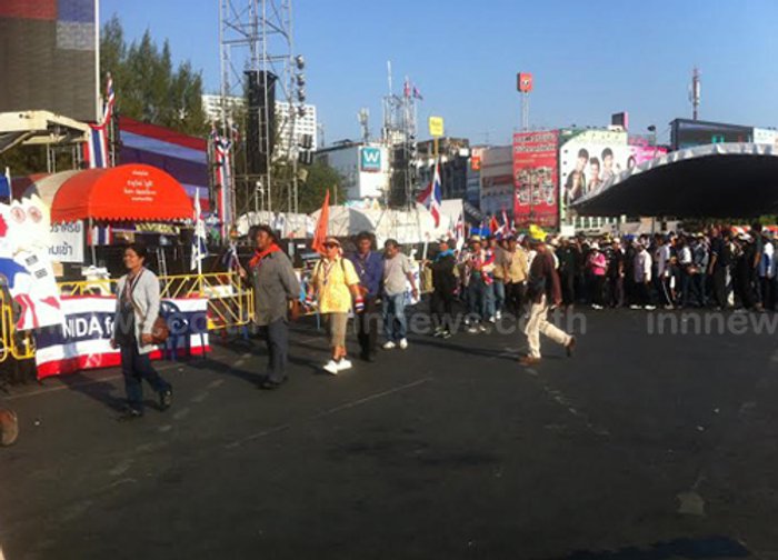 กปปส.อนุสาวรีย์ปักหลัก-ไม่มีการปราศรัย