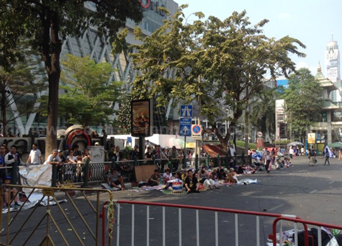 กปปส.ราชประสงค์เริ่มปฏิบัติภารกิจส่วนตัว