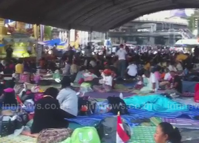 กปปส.อนุสาวรีย์ชัยฯ ยังปักหลักในที่ตั้ง