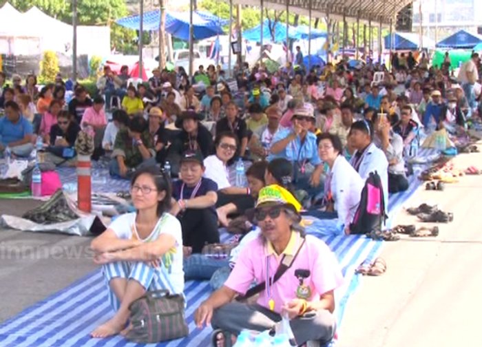 ม็อบกปปส.แจ้งวัฒนะบุกDSIสงสัยมีคนอยู่