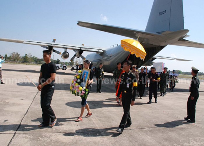 กองทัพภาคที่ 3 รับศพทหารกล้าพลีชีพไฟใต้