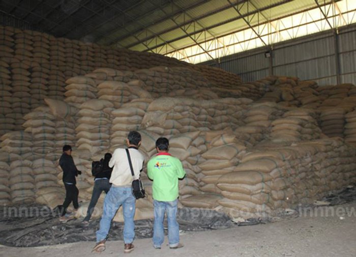 ผวจ.พิษณุโลกพบข้าวหายกว่า1,200กระสอบ