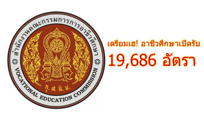 เตรียมเฮ! อาชีวศึกษารับพนักงานราชการ 19,686 อัตรา