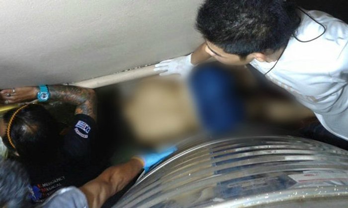 หนุ่มใหญ่ร่วงตกห้องพักชั้น 3 เหล็กปักอก ดับปริศนา