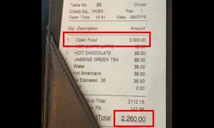 แชร์ว่อน! ร้านกาแฟสุดโหด เก็บค่านั่งคุยธุระ 2,000