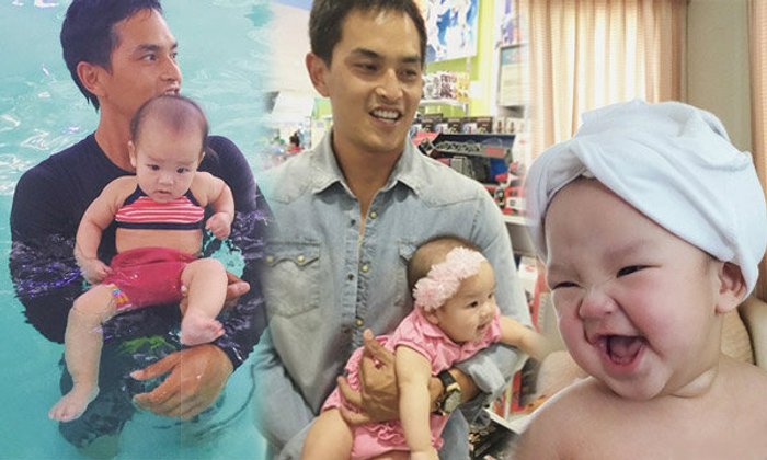 สงกรานต์ ซุปเปอร์คุณพ่อ เลี้ยงน้องปีใหม่เก่งมาก