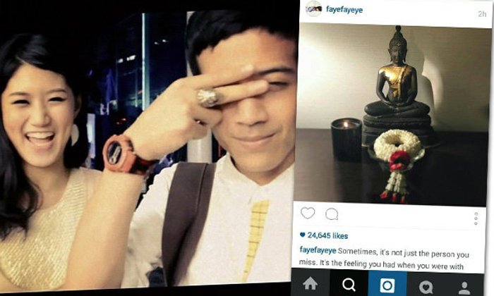 "เฟย์" โพสต์ IG ครั้งแรก..หลังข่าวเศร้า ข้อความถึง "พี่สิงห์"