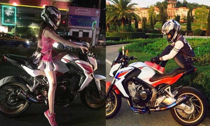 "น้องยีน" สาวนุ่งสั้นขี่บิ๊กไบค์ พ้อ ทำไมต้องด่าพ่อแม่