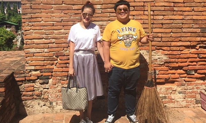 อินเลิฟแบบฉบับ "แจ็ค แฟนฉัน" ทำบุญมุ้งมิ้งกับแฟนสาว