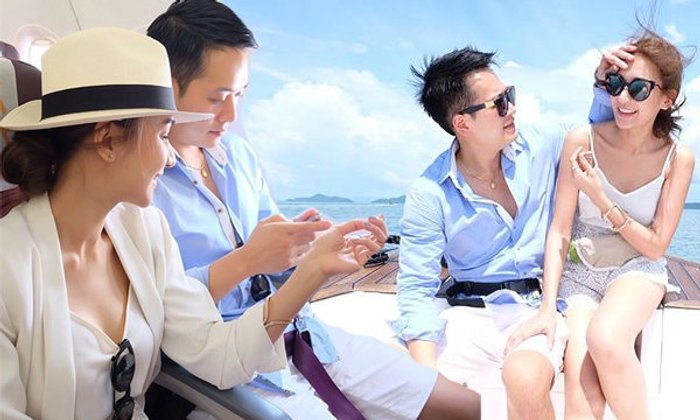 หวานหนักมาก เนย โชติกา ควงว่าที่เจ้าบ่าวเที่ยวทะเลภูเก็ต
