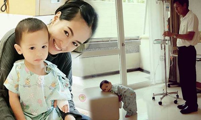 พลอย โพสต์ภาพสุดซึ้ง คุณตา เฝ้าไข้หลานแพนเตอร์ไม่ห่าง