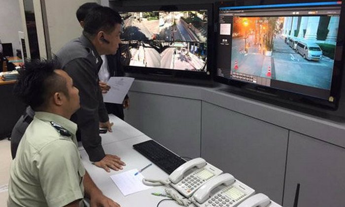 โฆษกตำรวจเดินทางตรวจสอบกล้องวงจรปิดโรงแรมเอราวัณ