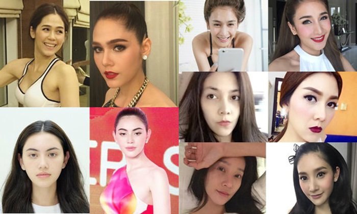 รวมซุปตาร์คนดัง “ป่วย” หรือ “ปัง” ก่อน- หลังแต่งหน้า