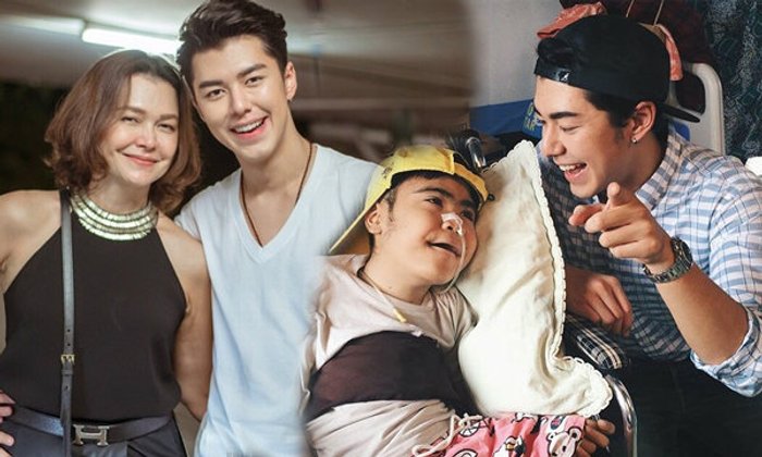 แฟนๆ ชื่นชม น้องนาย ลูกชายหมู พิมพ์ผกา เป็นอาสาช่วยเหลือเด็ก