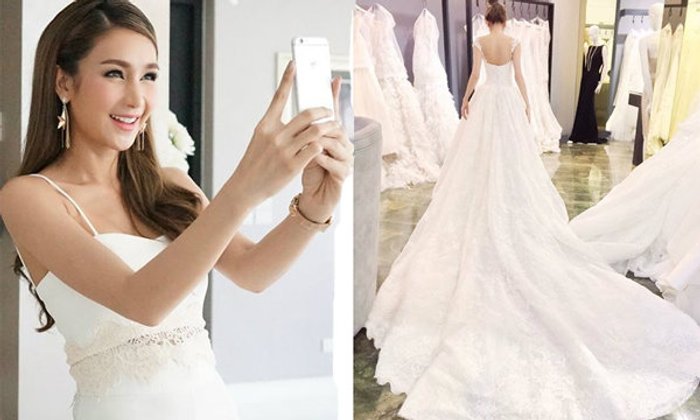 สวยงามอลังการ ชุดเจ้าสาว เนย โชติกา