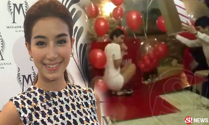 ฟินมาก! มิ้นต์ เอาตัวเองใส่กล่อง เซอร์ไพรส์วันเกิด ภูผา