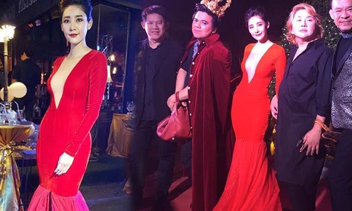 แตงโม ภัทรธิดา ชุดแดงเพลิงดุจนางพญา หลังได้รับฉายาแห่งปี