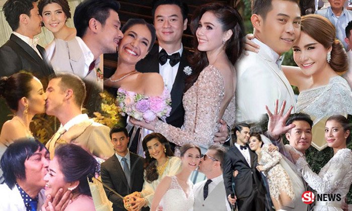 10คู่ กับงานแต่งสุดฮอต ประจำปี 2558