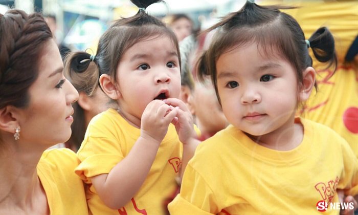 น้องมะลิ ควงแม่โบว์ แจกความสดใสในงานอีเว้นท์อีกครั้ง