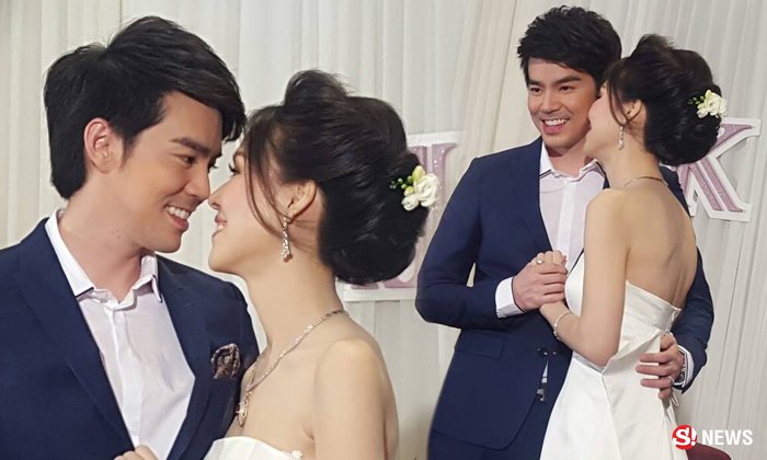 บีม กวี ควงแฟนสาว ออย เข้าพิธีวิวาห์ สัญญาจะรักให้ดีที่สุด