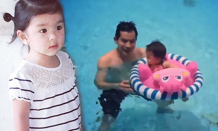 สุดคิดถึง พ่อปอ ทฤษฎี พา น้องมะลิ เล่นน้ำครั้งแรก