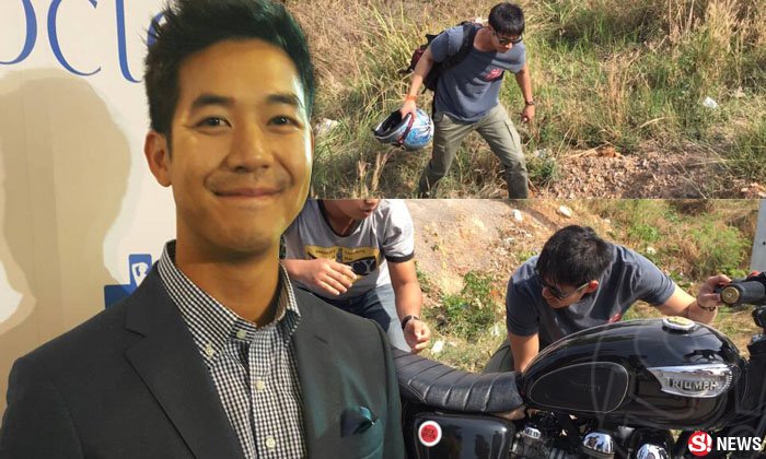 เวียร์ ขอรับแค่น้ำใจ บอกชมเกินไป คลิปช่วยบิ๊กไบค์หลุดโค้ง!!