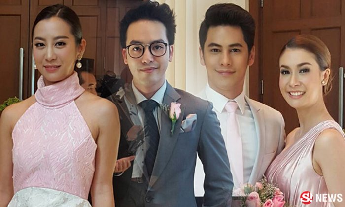ดารา-เซเลปร่วมยินดี งานแต่ง เอมมี่ มรกต & ไฮโซเจมส์