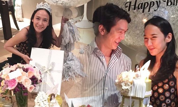 อั้ม พัชราภา เซอร์ไพร์สเบาๆ หวานใจ "แอมป์" ยกเค้กเบิร์ดเดย์