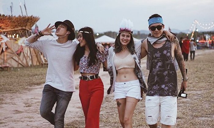 หมาก-คิม ป๊อก-มาร์กี้ หวานเป็นคู่ๆ ควงดูคอนเสิร์ตที่พัทยา