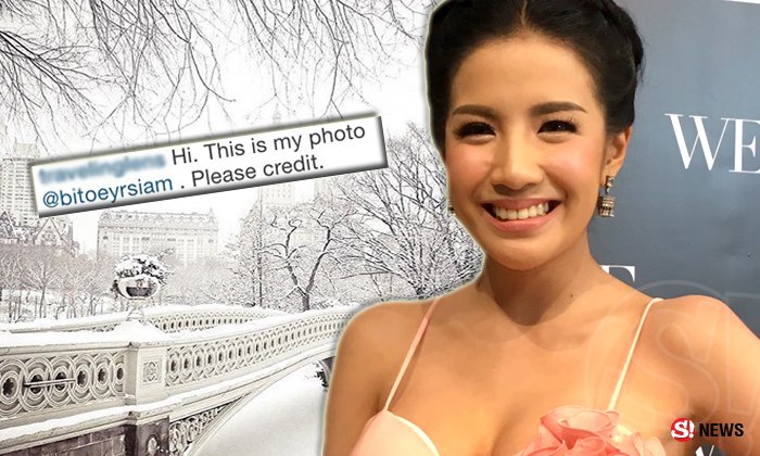 ใบเตย โป๊ะแตก! เจอฝรั่งทวงเครดิตภาพถ่ายกลางไอจี