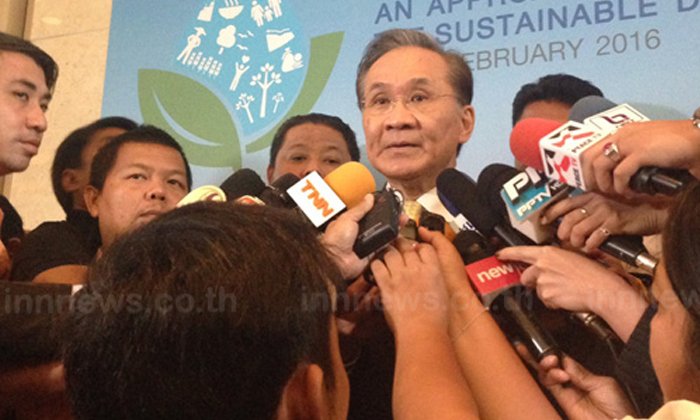 'ดอน' ปัดแสดงความเห็น 'ทักษิณ' พูดเวทีโลก