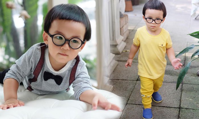 "น้องออกู๊ด" ลุคใหม่ตัดผมม้าเต่อ ใส่แว่นสายตายาว
