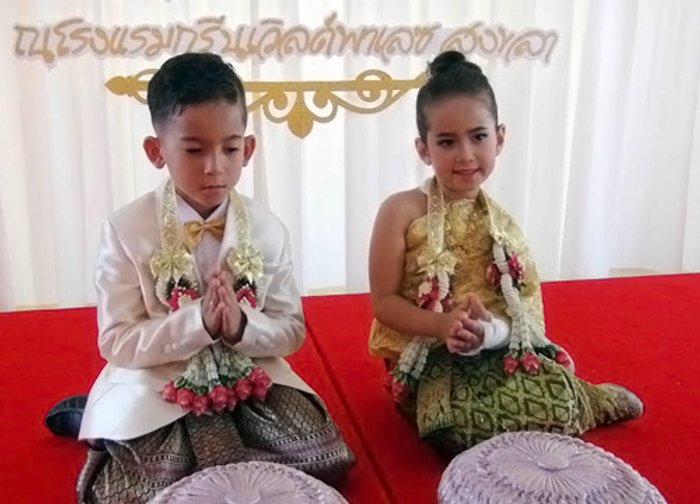วิวาห์ฝาแฝดชายหญิงวัย6ขวบลูกครึ่งไทยอิตาลี