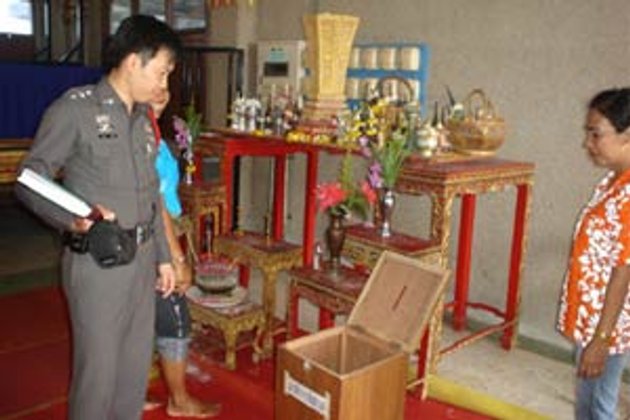 โจรบุกวัดเมืองลิง งัดตู้ลักพระ 5 องค์สมัยอยุธยา