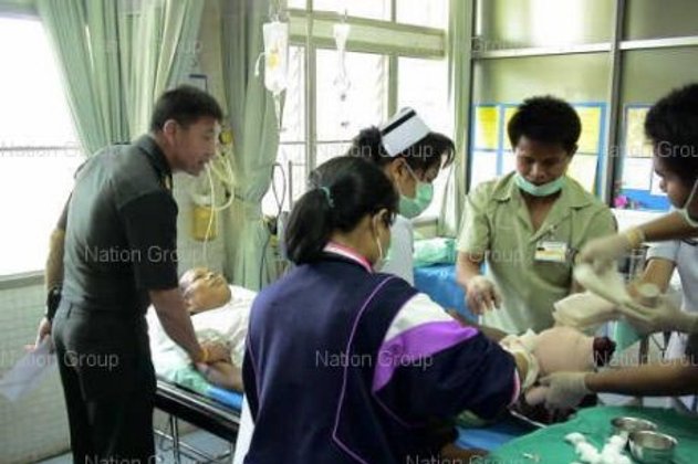 เหยียบกับระเบิดเขมร