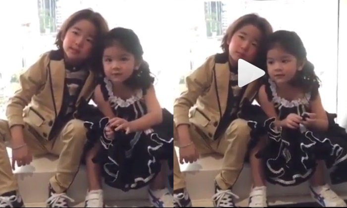 แมนสุดๆ "น้องมะลิ" จับคู่ถ่ายแบบ "น้องริโอ" โอ้ปป้าหน้าหล่อ
