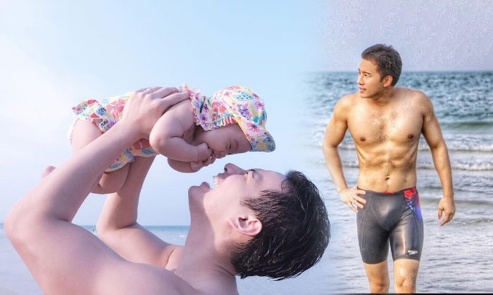 ทริปหัวหิน "พ่อบี้" แย่งซีนน้องเป่าเปา ไปเต็มๆ