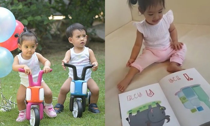 "น้องอลิน" ท่องพยัญชนะไทย แต่สำเนียงอินเตอร์มาก