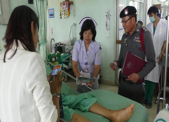 พบหญิงชราถูกทำร้ายนอนซมในบ้านเช่าย่านปทุมฯ