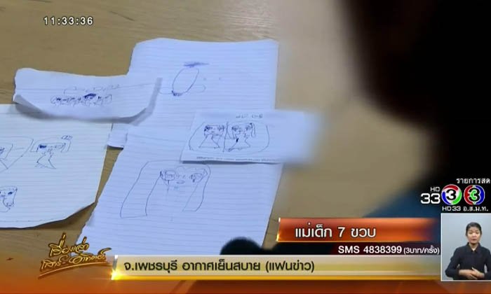 แม่ใจแทบขาด! ด.ญ.7 ขวบ วาดรูประบาย ถูกเพื่อนบ้านข่มขืน
