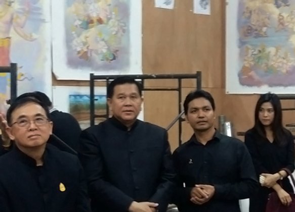 คืบหน้า งานศิลปกรรมประดับพระเมรุมาศ